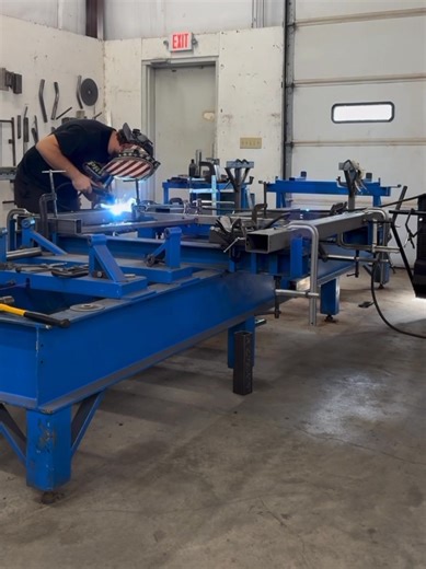 Back on the jig already welding up the base for another new chassis! | PRW Chassis