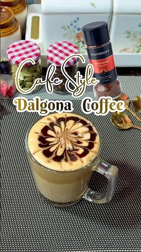 Cafe-Style Hot Coffee at Home | Davidoff Rich Aroma #coffee #coffeelover #davidoff #chocolatecoffee