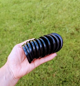 Black 2" Plastic Disc Bound Rings: 9 -disc, 11-disc Planner Binding - Etsy