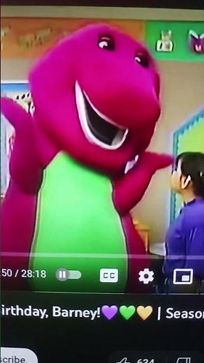 barney and friends clip barney happy birthday 🎂 🥳 🎉 🎈 🎁