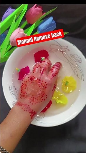 mehndi hack /Easy Mehndi Remove Hacks at Home 😱 | Quick Henna Removal Tips