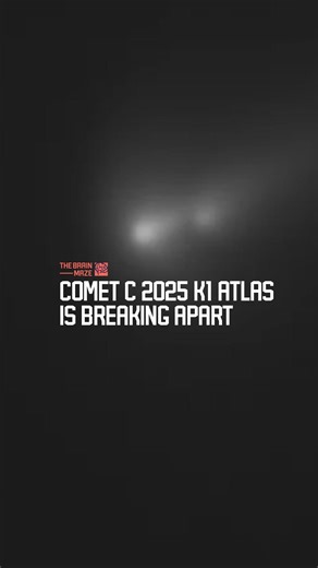 Comet ATLAS just broke apart - Comet C 2025 K1 ATLAS is breaking apart in deep space, but what do new observations from Space dot com really reveal, and why does its silent collapse matter now. If you’re enjoying the content and want to support us, consider subscribing! https://www.facebook.com/thebrainmazeofficial/subscribe/ | The Brain Maze
