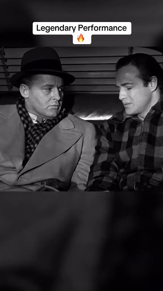 Marlon Brando’s unforgettable line, ‘I coulda been a contender,’ in On the Waterfront is one of the most iconic moments in cinematic history. A powerful scene about lost potential and redemption. 🎥💔 #OnTheWaterfront #MarlonBrando #IconicScenes #ClassicMovies #GoldenAgeCinema #FilmHistory #MovieQuotes #HollywoodLegends #BlackAndWhiteFilms #ContenderMoment
