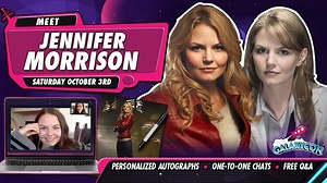 Our first guest for the next Once Upon a Time Event is Jennifer Morrison "Emma Swan". Join us 2pm ET October 3rd https://galaxycon.com/blogs/news/oct-3-ouat Video Chat One-to-One, Get Personalized Autographs, and see a FREE Live Stream Q&A. Featuring: ⭐️ Jennifer Morrison “Emma Swan” Live Stream & Video Chat Schedule: 2:00 pm Live Stream Q&A with Jennifer Morrison 3:00 pm One-to-One Chats for you and Jennifer Morrison Personalized Autographs are available for a limited time only. | GalaxyCon
