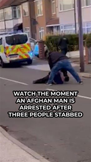 EXCLUSIVE: GB News can reveal footage showing the moment an Afghan man was arrested after one man was killed in three-person stabbing in London. #BreakingNews #Uxbridge #London #uknews #GBNews | GB News