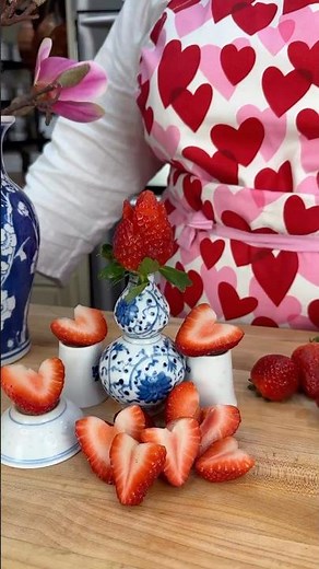 How to Cut Strawberries into Perfect Heart Shapes!