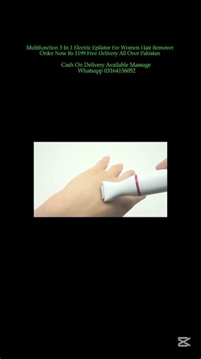 Multifunction 5 In 1 Electric Epilator For Women Hair Remover For Eyebrow Underarm Bikini Leg