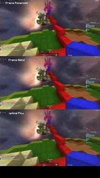 Frame-blending/frame-sampling/optical-flow MINECRAFT