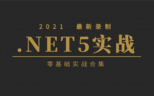 【.NET5零基础实战合集】2021年最新录制｜零基础从入门到精通｜超详细教程持续更新（.NET/C#/ASP.NET Core）B0406