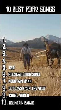Top 10 best Songs in RDR2 #rdr2 #arthurmorgan #reddeadredemption #shorts