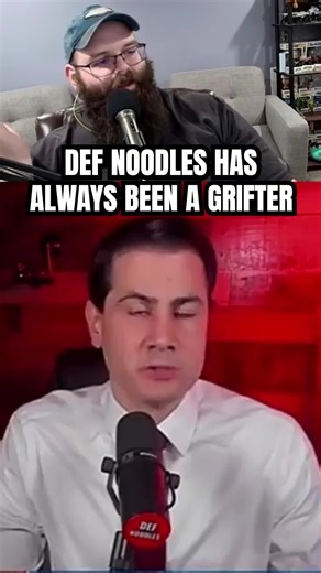 Def Noodles has always been a grifter | noodle