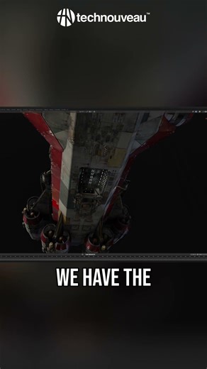 Star Destroyer Inspired Ship: Landing Bay & Fighter Launch #shorts