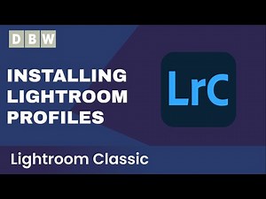 Installing Adobe Lightroom Classic Profiles