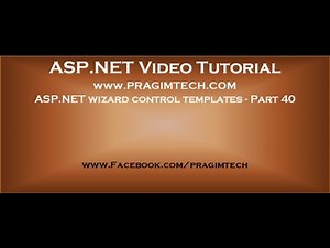 Mind Luster - Learn Asp net wizard control templates Part 40