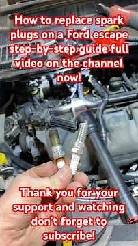 How to change ford escape spark plugs ￼#ford #escape #howto #dyi #shorts #spark #car #suv #mechanic