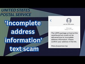 USPS 'incomplete address information' text scam: Here's what you need to know