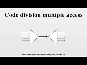 Code division multiple access