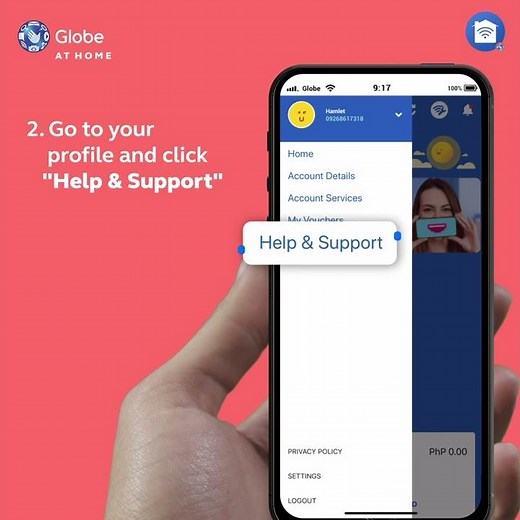 Troubleshoot with Globe at Home App