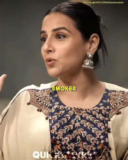 Vidya Balan on Smoking 🤔||#shorts