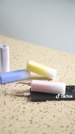 Charge anytime, anywhere with this cute powerbank! Get your Vention FHW now! #travel #mini #powerbank #vention #ventionph #fyp #foryoupage #foryoupage❤️❤️