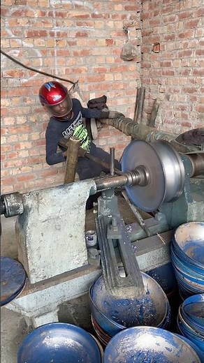 The process of making a cooking pot from a used oil drum epic #shorts #reels #viral