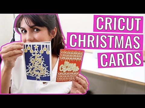 How to Make Christmas Cards with your Cricut Machine