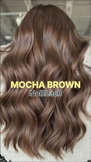 Loreal 6.8 mocha brown hair color #shortsvideo #trending #mochabrown #lorealhaircolor