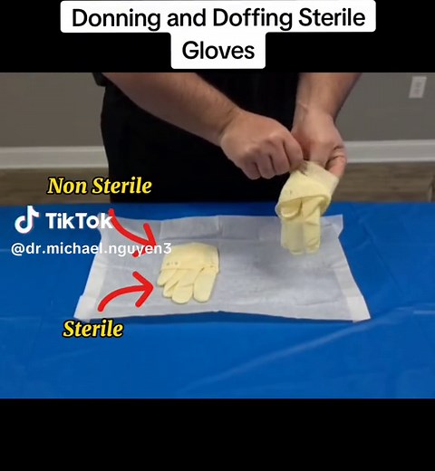Sterile Gloves: Donning & Doffing Technique