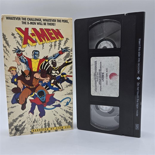 X-MEN (VHS, 1988, New World Video) Animated Pilot Episode, Cartoon, RARE! - Etsy Canada