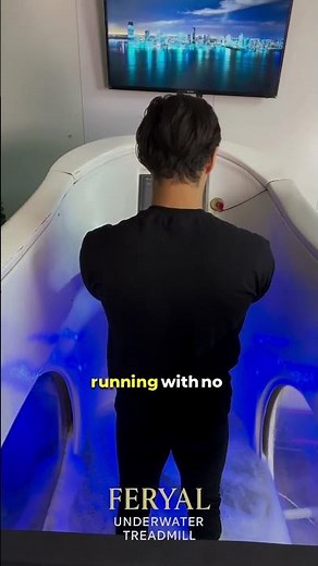 Muscle Building with Feryal Underwater Treadmill | Aqua Training for Strength & Performance