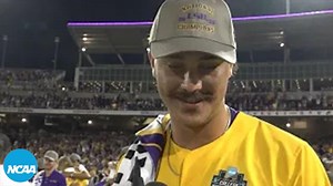 MCWS Most Outstanding Player Paul Skenes speaks after LSU's championship win