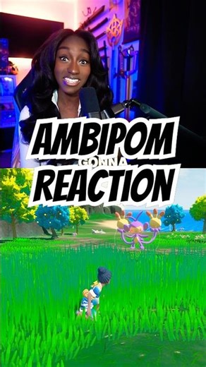 My reaction to Ambipom in Pokemon Legends Arceus #pokemon #gaming