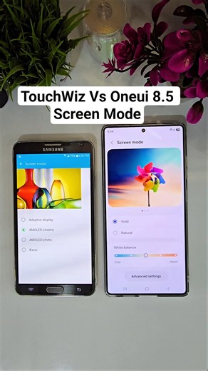 TouchWiz Vs Oneui 8.5 Screen Mode #youtubeshorts #shorts #samsung