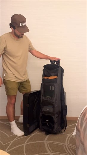 Solgaard on Instagram: "The wooden luggage holder’s time has come. Unpack in seconds! Link in bio."