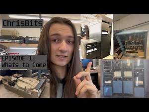 IBM Mainframes, DEC PDP-8 Boxes, and 14'' 1970s Hard Drives - ChrisBits Ep.1