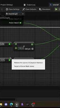 Unreal Engine5 Blueprint Tutorial–Cos (Cosine)Node Explained(Smooth Rotation,Waves & Motion Control)