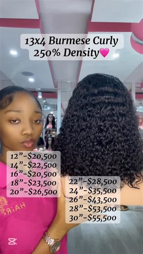 So Unique Hair on Instagram: "✨ 13x4 Burmese Curly | 250% Density ✨ HD lace only 😍 soft, full, and giving REAL body. From 12” straight go up to 30” choose your length and step out confident 💁🏽‍♀️💖 Perfect curls, perfect density, perfect finish. 📍 So Unique Hair Shop 13, Bargain Mall (Clock Tower), Kingston 📞 876-898-3278 🛍️ How to shop: • In-store purchase • Islandwide delivery via Knutsford Express / Zipmail Quality you can feel, curls you can trust 💗 #SoUniqueHair #BurmeseCurly #HDLace