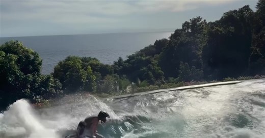 Jet Ski Tricks in a Pool