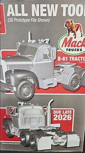 AMT. MACK TRUCK B-61 New tool. Due late 2026.