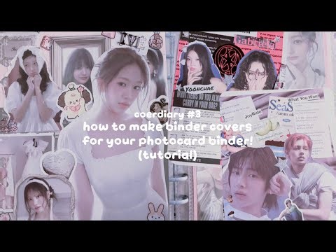 coerdiary #3 || how to make a binder cover!
