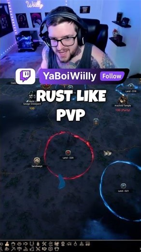 Rust Base Style PvP IN QUINFALL! #shorts #thequinfall #quinfall