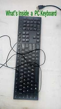 PC Keyboard Open | See What’s Inside!