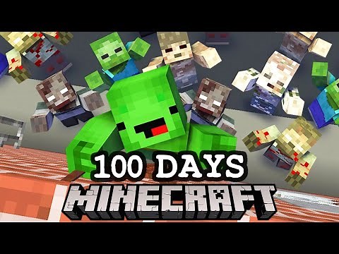 100 Tage auf einer Zombie-Apokalypse Insel - Minecraft