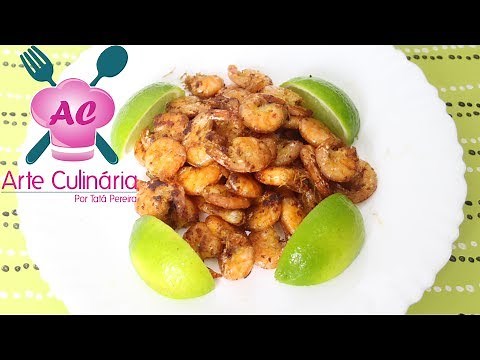 CAMARÃO FRITO (RECEITA SIMPLES)