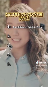 投稿が遅れてしまい申し訳ないです💦2015年も名曲揃いですね☺️ #おすすめ #ヒットソング #おすすめの曲 #平成の名曲 #曲紹介 #音楽 #fyp