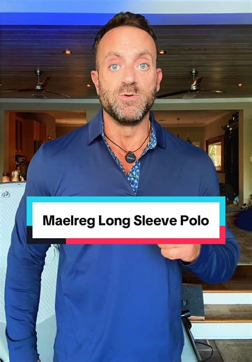 This MAELREG long sleeve polo is one of those shirts that just works. Clean, fitted look with enough stretch to stay comfortable all day. You can wear it to work, out to dinner, or on the golf course and it still looks sharp. No stiffness, no boxy fit, just an easy upgrade to your everyday rotation. If you’ve been looking for a go-to long sleeve polo, this one’s worth grabbing. #menspolo #longsleevepolo #mensfashion #mensstyle #poloshirt