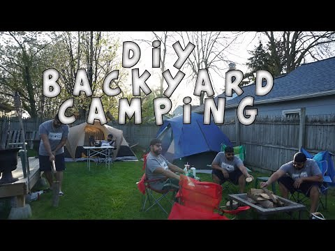 DIY Backyard Camping During Quarantine Vlog