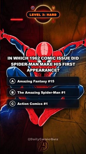 Quiz #18 – Only 1% Beat Level 5! 🕷️ Ultimate Spider-Man Quiz #quiz #marvel #spiderman #trivia