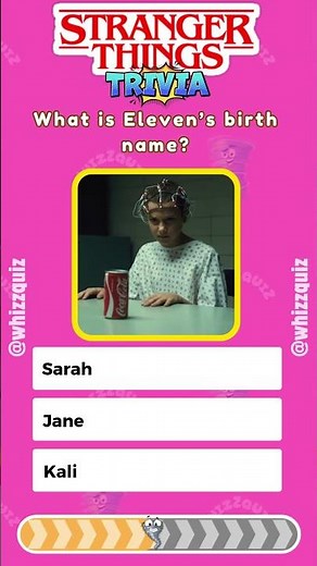 Stranger Things Trivia Quiz V11