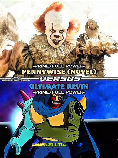Pennywise (novel) vs Ultimate Kevin #short #it #ben10ultimatealien #battle #edit
